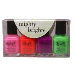 Набор цветных лаков для ногтей 4х7мл Mini Packs Mighty Brights