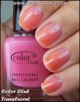 Цветной лак для ногтей 15 мл Color Club #003 Translucent 15мл